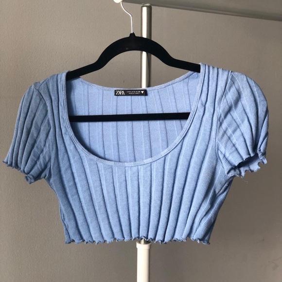 Zara two piece in light blue size s and m - Picture 2 of 4